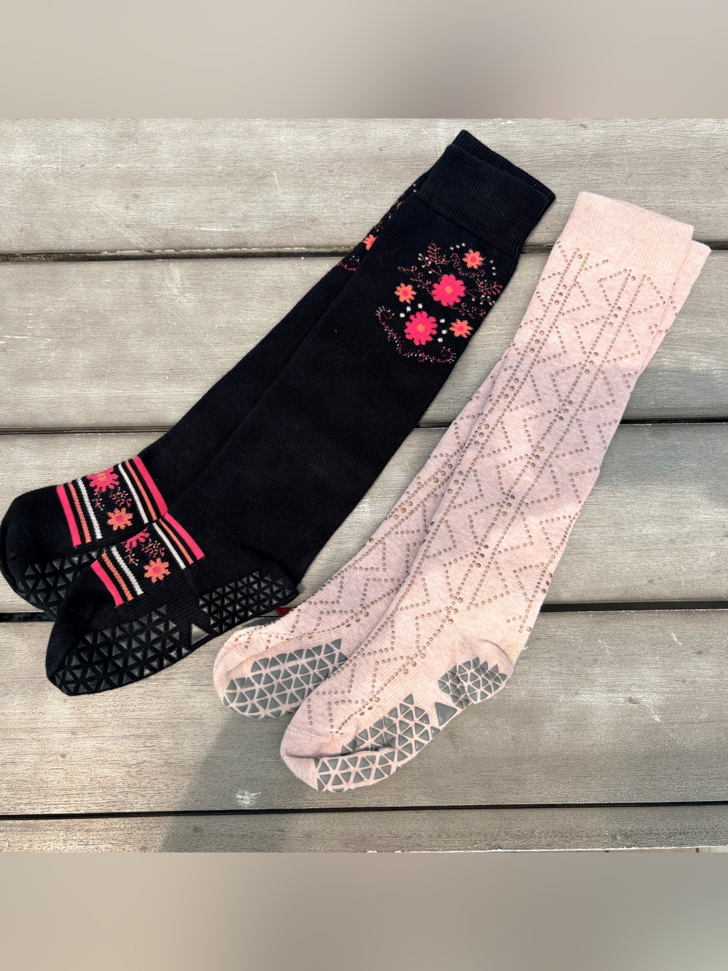Knee-High Grip Socks